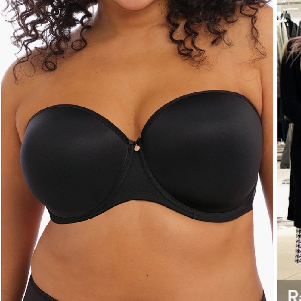 Brand new nude Elomi Smoothing strapeless convertible bra. 36H